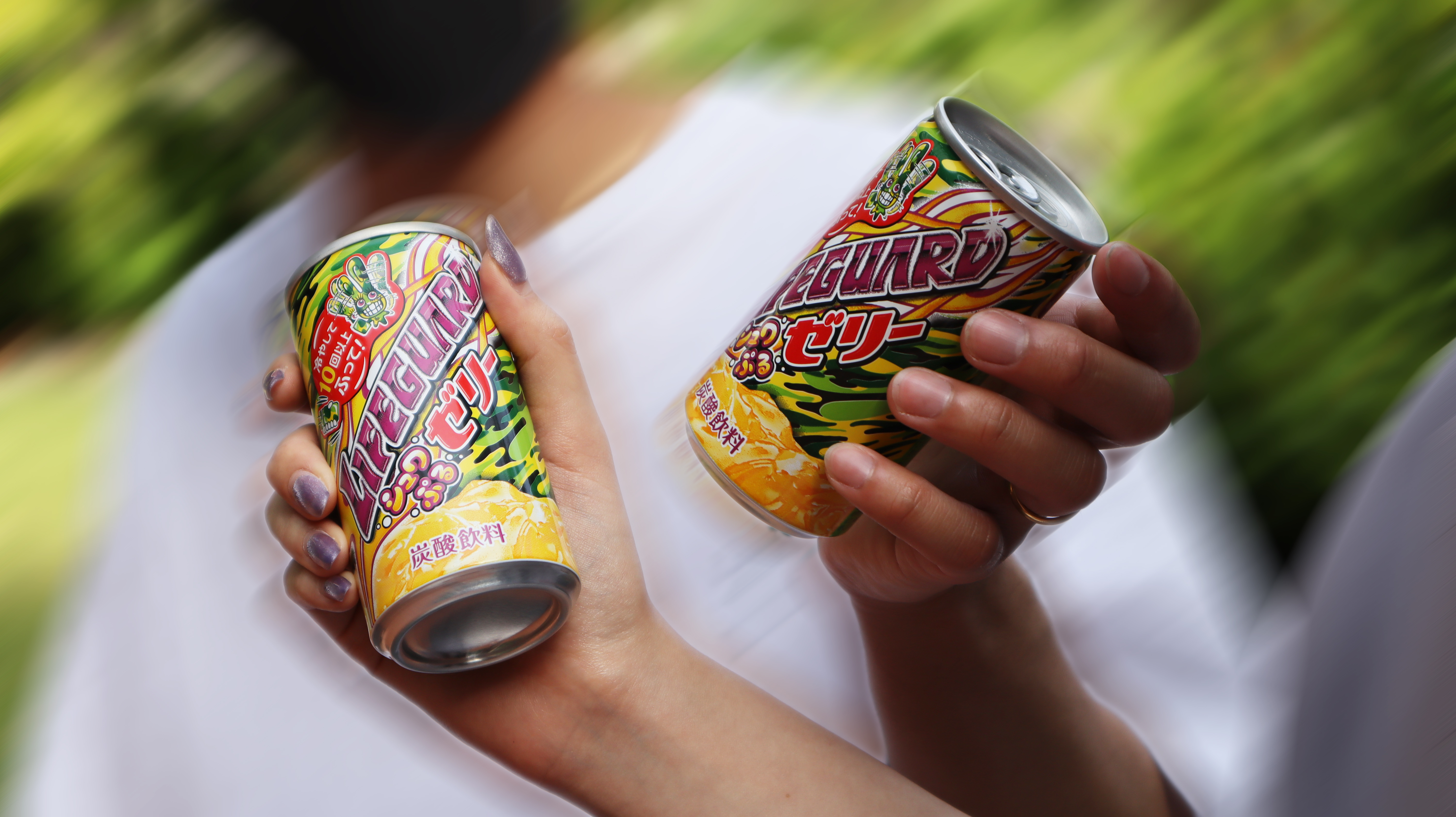 ライフガード味のゼリー炭酸飲料！シュワシュワ炭酸とぷるぷるゼリーの